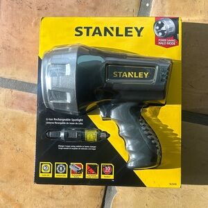 Stanley Black and Yellow Rechargeable Spotlight